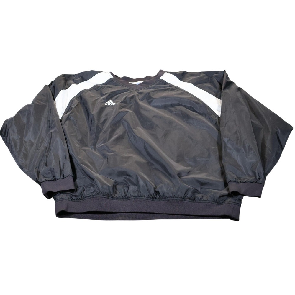 Adidas Pullover Jacket Mens XL Windbreaker‎ Team Lined Athletic Vintage Style